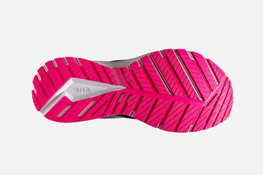 Brooks Revel 4 Road Löparskor Dam - Blå/Rosa - 3097-AJQER